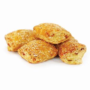 Κοτοπιτάκι, Συσκευασία: 5kg 50g, ΣΥΣΤΑΤΙΚΑ: Kοτόπουλο, κεφαλοτύρι, μηκονόσπορος, σουσάμι