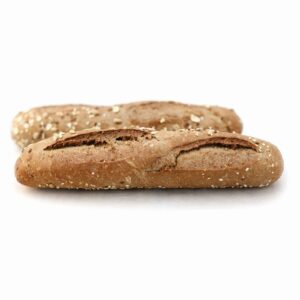 Μπαγκετίνι Πολύσπορο, Συσκευασία: 50kg 140g, ΣΥΣΤΑΤΙΚΑ: Αλεύρι ολικής, μείγμα πολύσπορο.